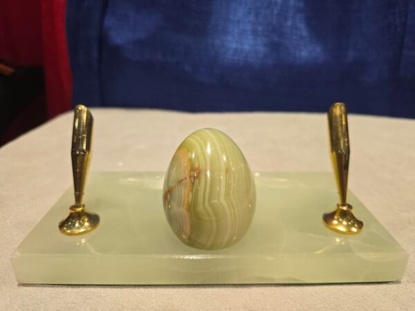 Onyx Genuine Marble Executive Pen Holder